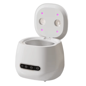 Ultraschall-Reinigungsbad mit UV-Licht - Weiss